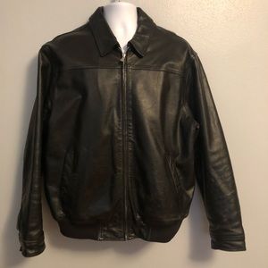 Calvin Klein 100% leather jacket men’s